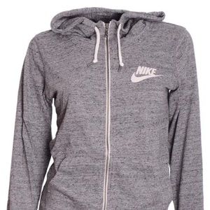 NWT Nike Gray Zip Hoodie